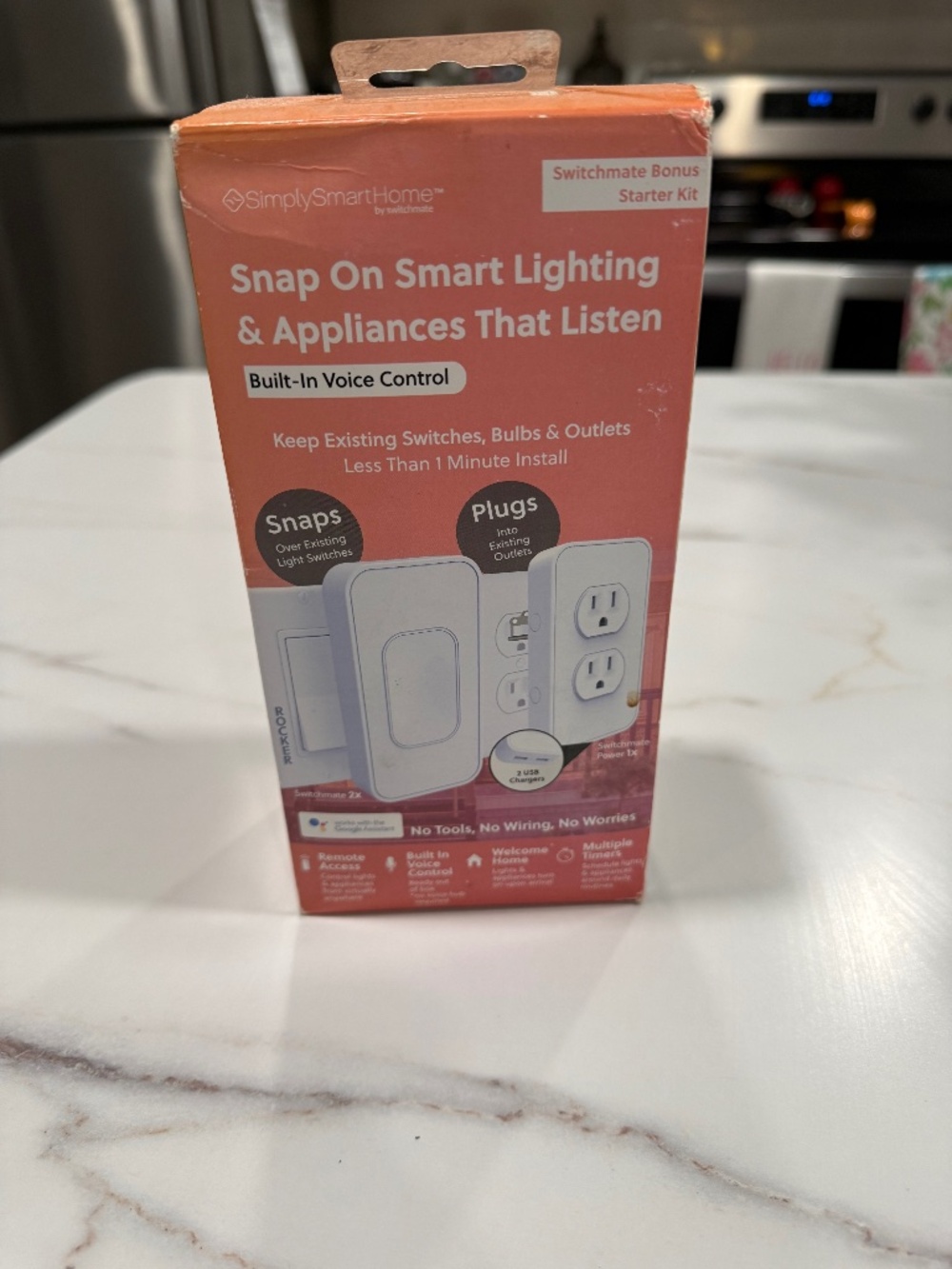 Snap on smart, lighting and Appliances that listen! BNIB